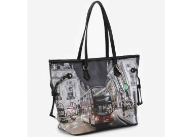 Y-NOT SHOPPING BAG DONNA 319-LONDON BY NIGHT