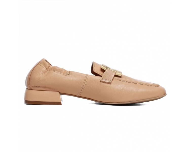 Mocassino donna Mjus con morsetto oro