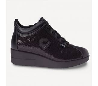 Sneakers donna Agile By Rucoline con paillettes