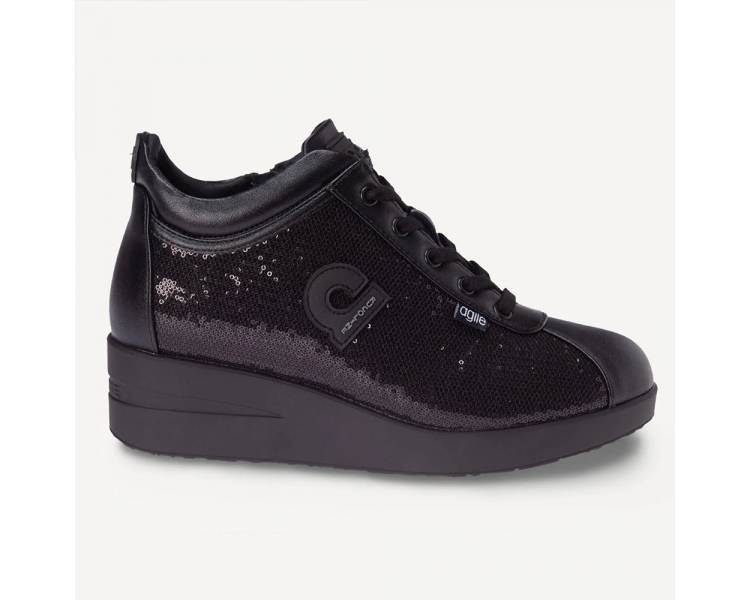 Sneakers donna Agile By Rucoline con paillettes