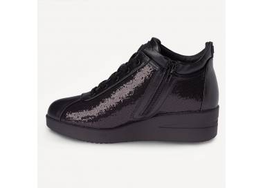 Sneakers donna Agile By Rucoline con paillettes