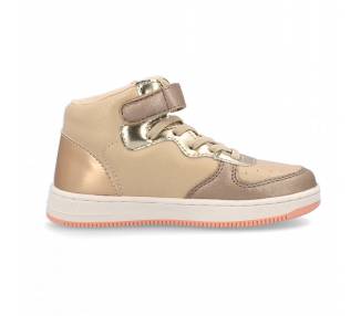 Sneakers alta Victoria da bambina con glitter