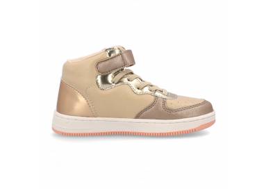 Sneakers alta Victoria da bambina con glitter