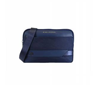 Pochette Piquadro uomo blu in tessuto PU1392W131R