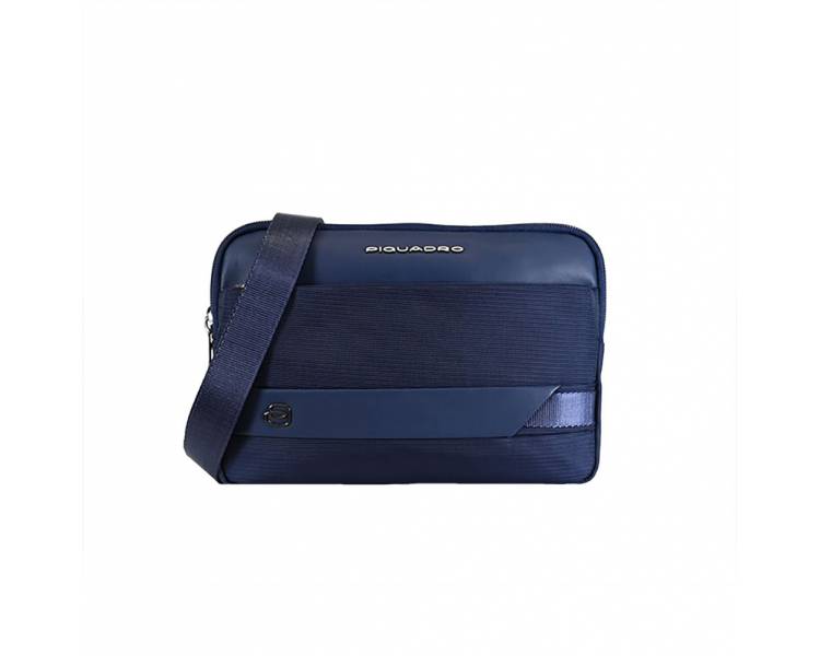 Pochette Piquadro uomo blu in tessuto PU1392W131R