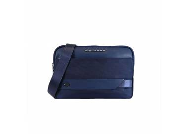 Pochette Piquadro uomo blu in tessuto PU1392W131R