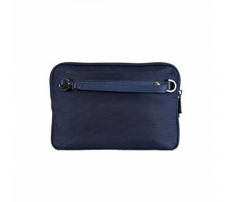 Pochette Piquadro uomo blu in tessuto PU1392W131R