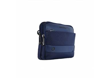 Pochette Piquadro uomo blu in tessuto PU1392W131R