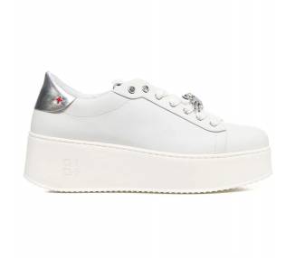 Sneakers donna Gio+ con talloncino argento