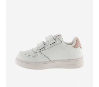 Sneakers Victoria da bambina bianca con glitter