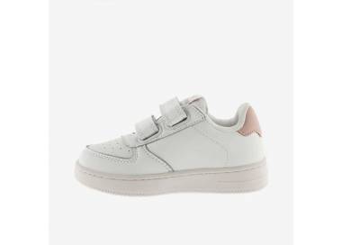 Sneakers Victoria da bambina bianca con glitter