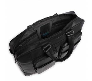 Liko Borsa Piquadro porta pc 15″ pelle a grana fine nero