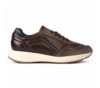 Sneakers Exton Uomo Pelle Camoscio Terra