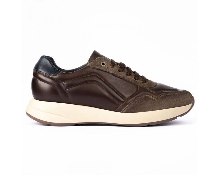 Sneakers Exton Uomo Pelle Camoscio Terra