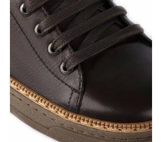 Sneakers Exton Uomo Vitello Mogano