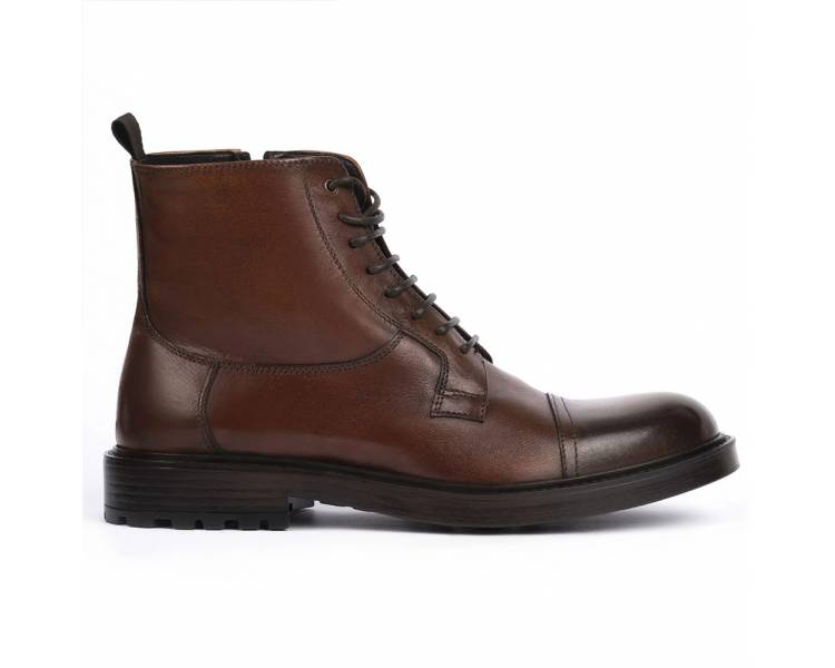 Stivaletto Exton Uomo Vitello Toscano Legno