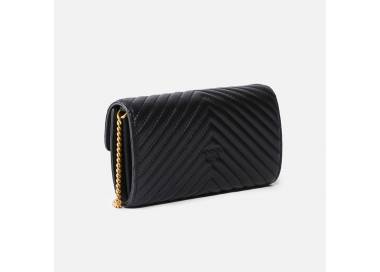 Pinko Portafoglio Love Bag One Wallet Chevron donna 100062A0GK