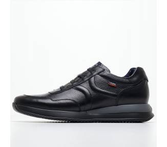 Sneakers Callaghan uomo in pelle con lacci elastici