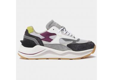 D.A.T.E. sneakers donna Fuga Colored Light Grey