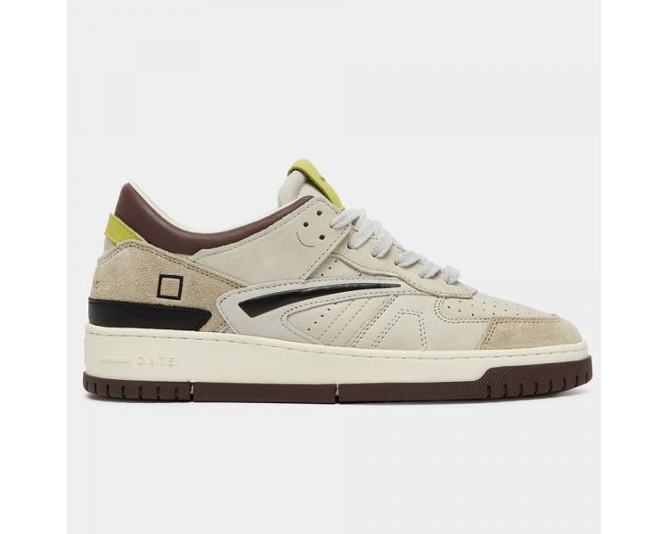 D.A.T.E. sneakers uomo Torneo Colored Beige