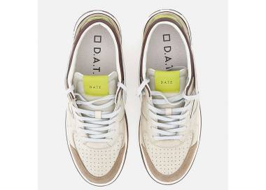 D.A.T.E. sneakers uomo Torneo Colored Beige