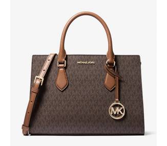 Borsa a mano Michael Kors con logo medio Sheila 35S3G6HS2B