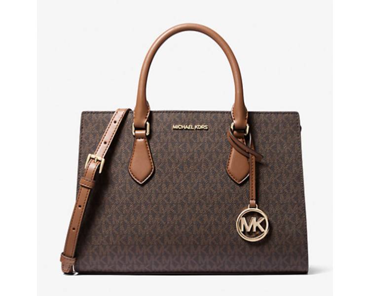 Borsa a mano Michael Kors con logo medio Sheila 35S3G6HS2B