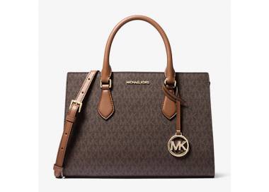 Borsa a mano Michael Kors con logo medio Sheila 35S3G6HS2B