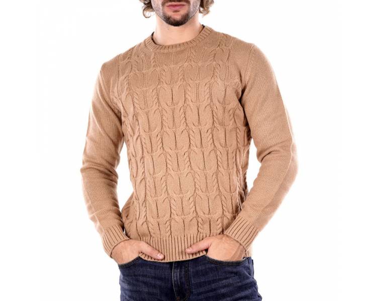 Maglione Markup girocollo a trecce MK790026